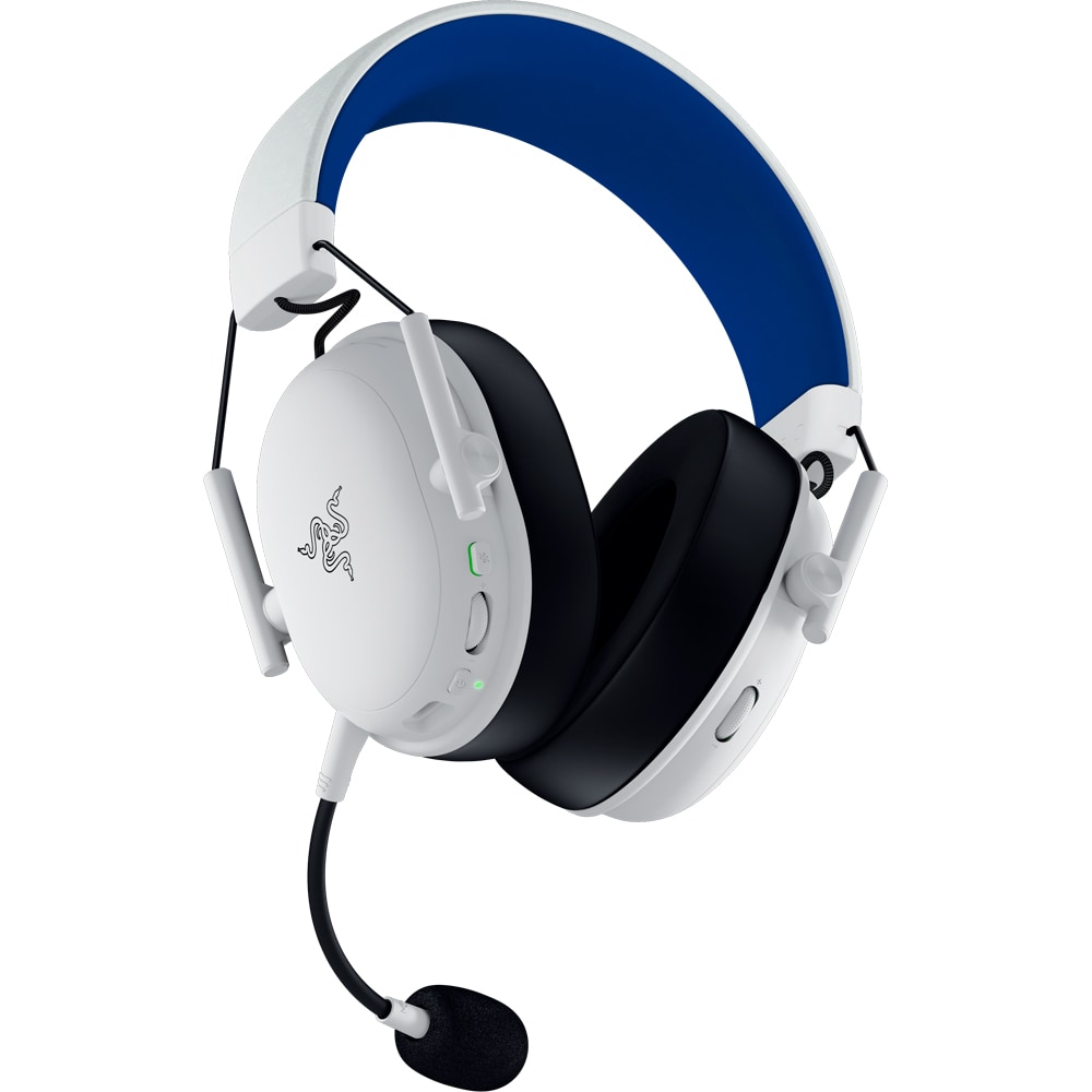 Casti Gaming Wireless RAZER BlackShark V3 X HyperSpeed PlayStation Licensed, multiplatforma, 7.1 surround, alb