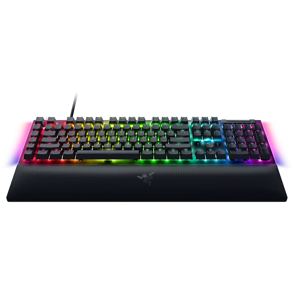 Tastatura Gaming mecanica RAZER BlackWidow V4, Yellow Linear Switch, US, negru