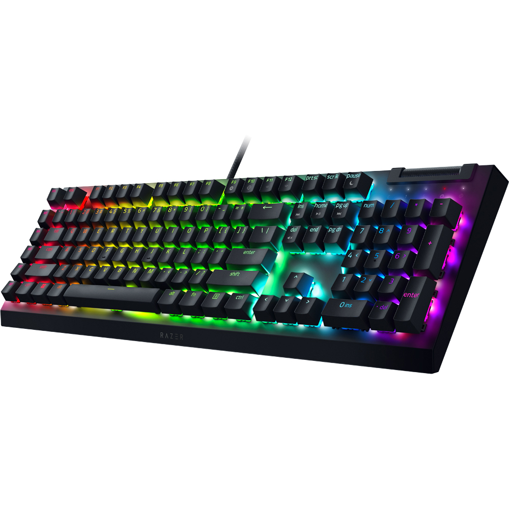 Tastatura Gaming mecanica RAZER BlackWidow V4 X, Yellow Linear Switch, US, negru