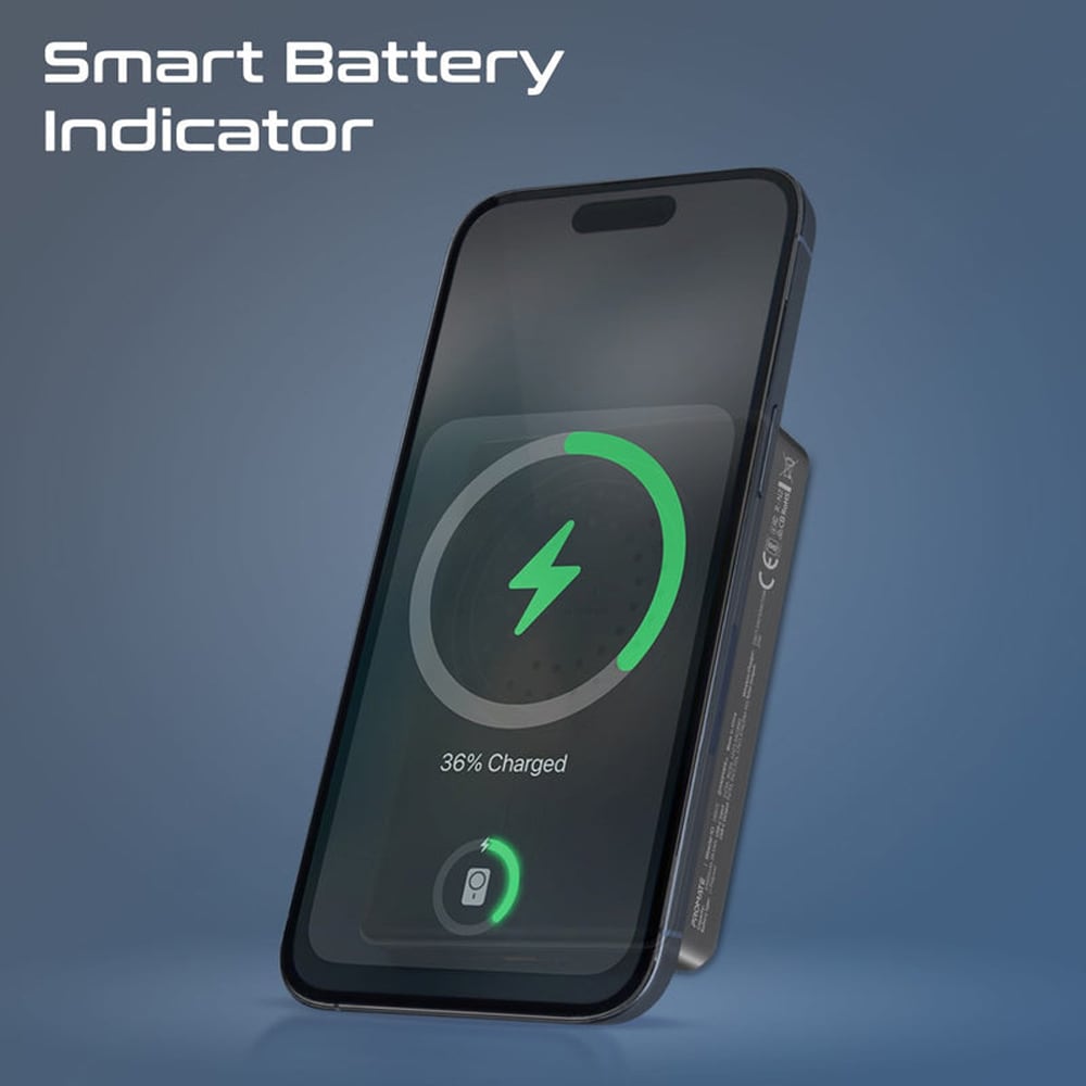 Baterie externa PROMATE Blade-10, 10000 mAh, 1x USB-C, negru