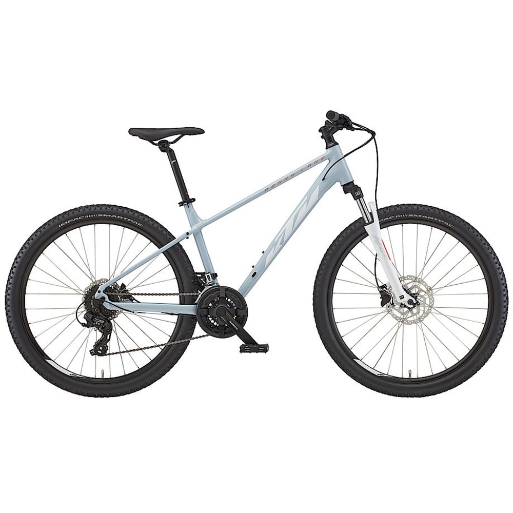 Bicicleta MTB KTM Penny Lane 272 XS, roata 27.5", 24 viteze, schimbator Shimano, frana disc hidraulica, gri