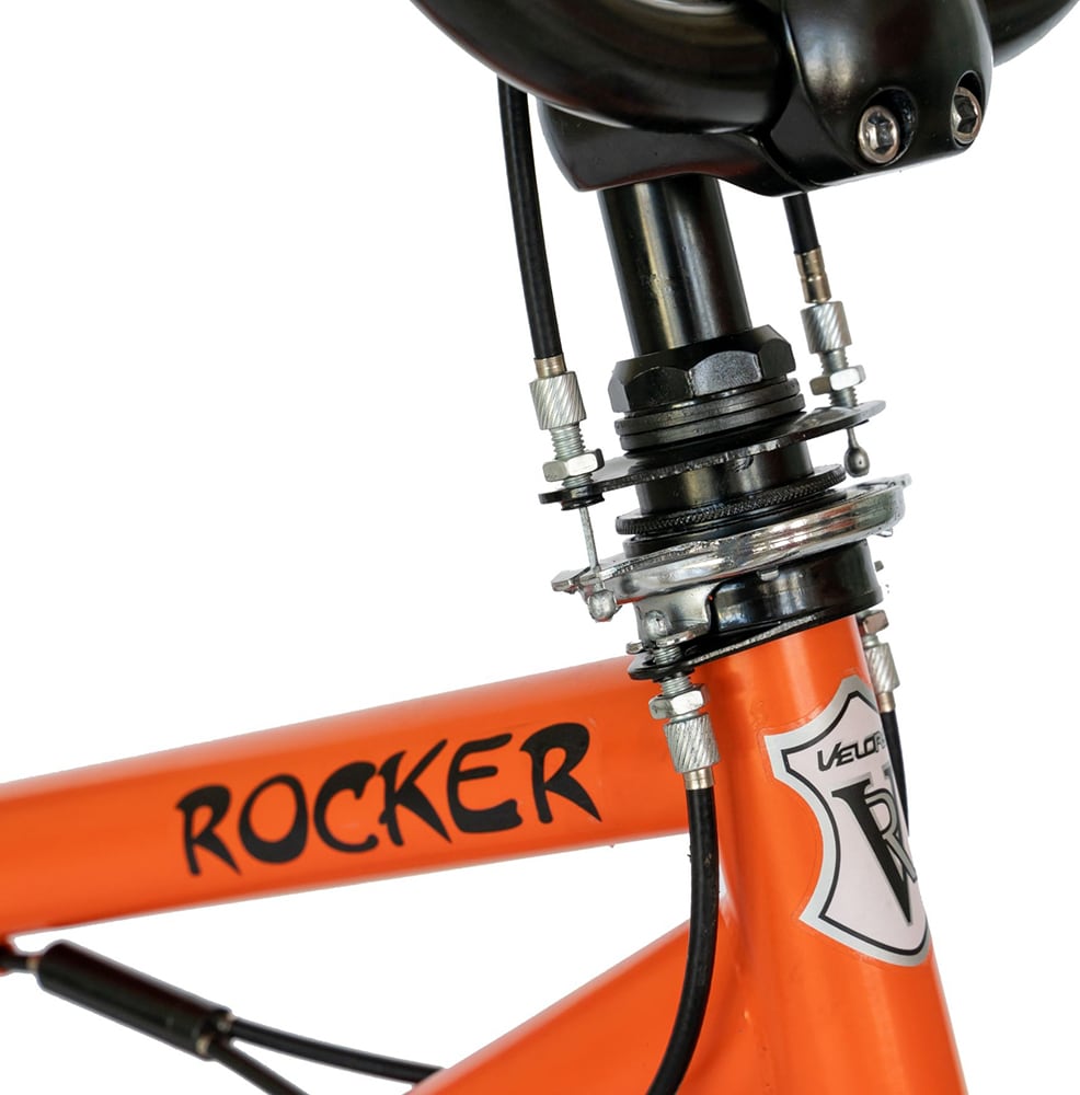 Bicicleta copii BMX VELORS Rocker V2016A, roata 20", frana V-brake, portocaliu