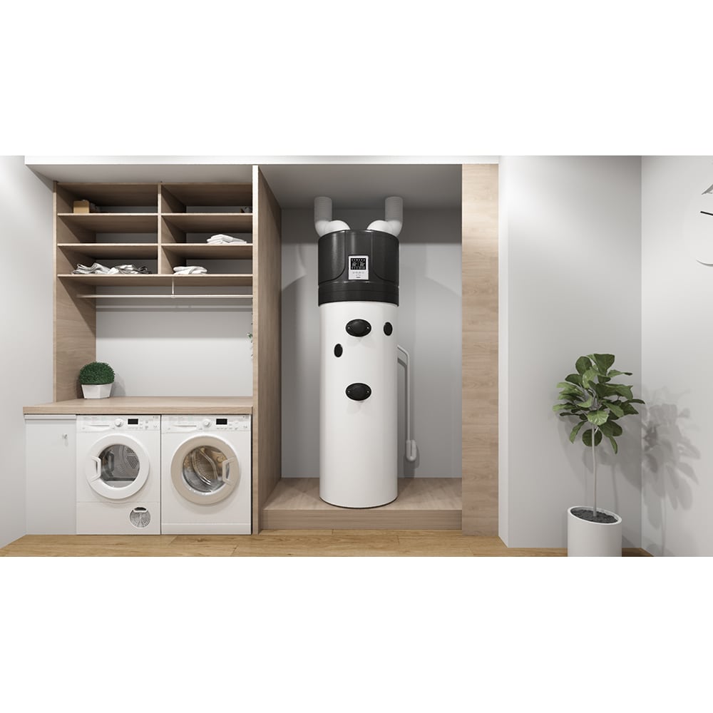 Boiler cu pompa de caldura TESY HPWH 3.1 FS 260 U02 S, 260l, 1500W, Alb