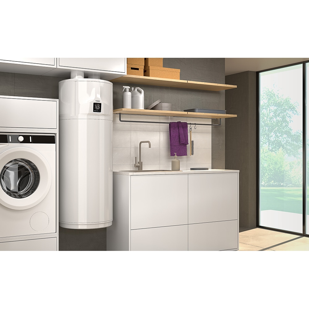 Boiler cu pompa de caldura TESY HPWH 3.2 WH 100 T01, 100l, 1500W, Alb