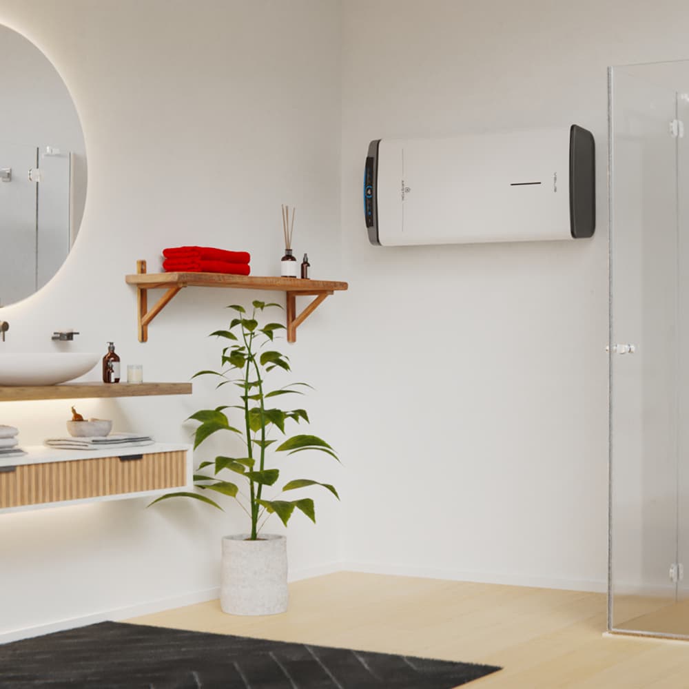 Boiler electric ARISTON Velis Dune, Wi-Fi, 80L, 1500W, alb