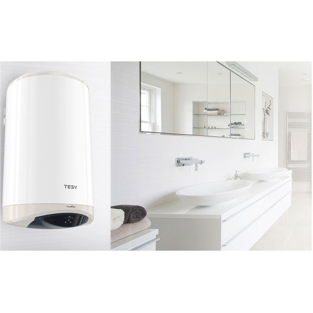 Boiler electric TESY ModEco Cloud GCV 804724D C22 ECW, Wi-Fi, 80l, 2400W, alb