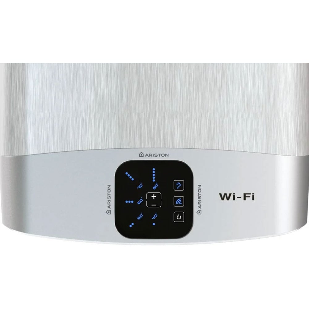 Boiler electric ARISTON Velis, Wi-Fi, 50l, 2 x 1500W, gri metalic