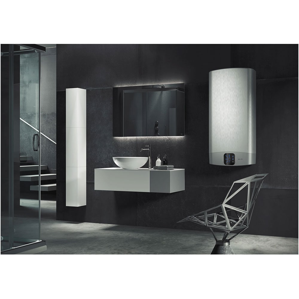 Boiler electric ARISTON Velis Evo, Wi-Fi, 80l, 2 x 1500W, gri metalic