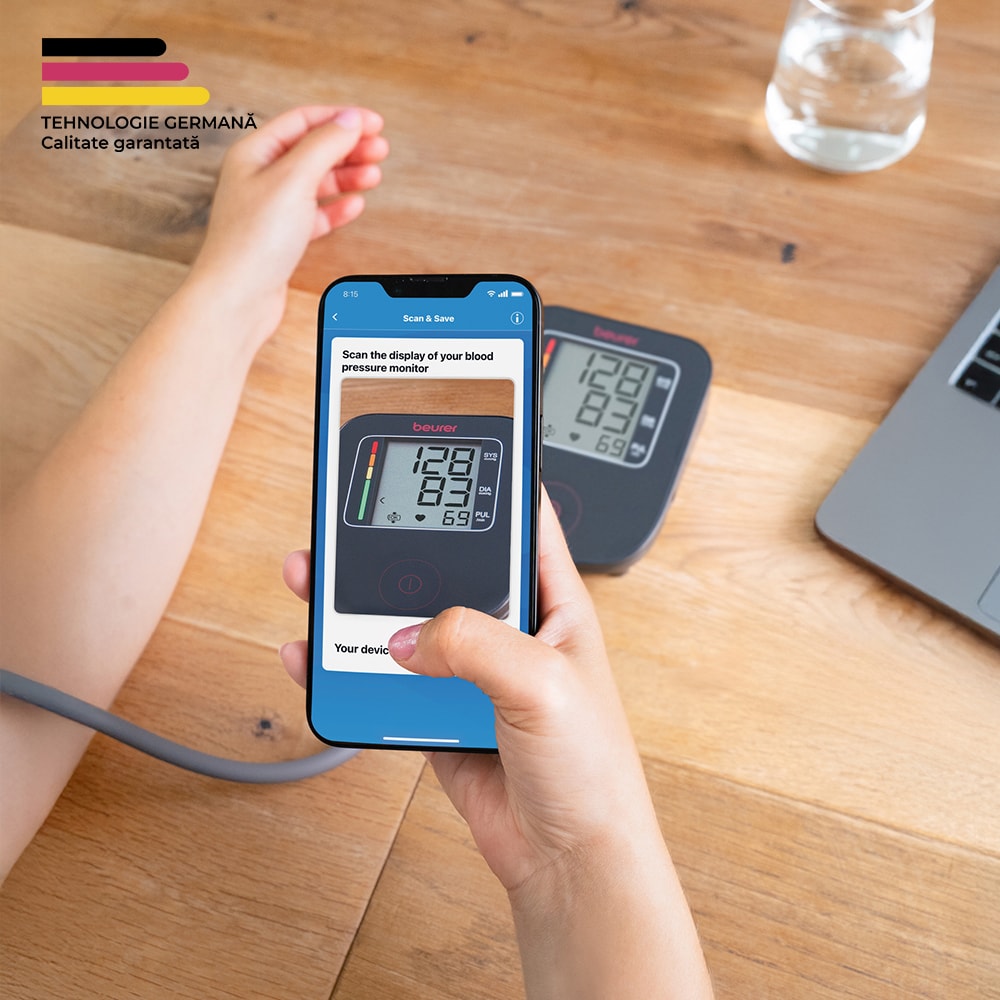 Tensiometru digital de brat BM23 editie limitata BEURER, negru