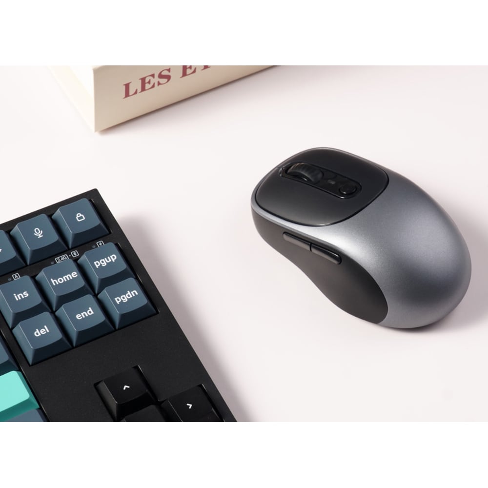Mouse Wireless KEYCHRON BM24-C61, 2400 dpi, gri-negru