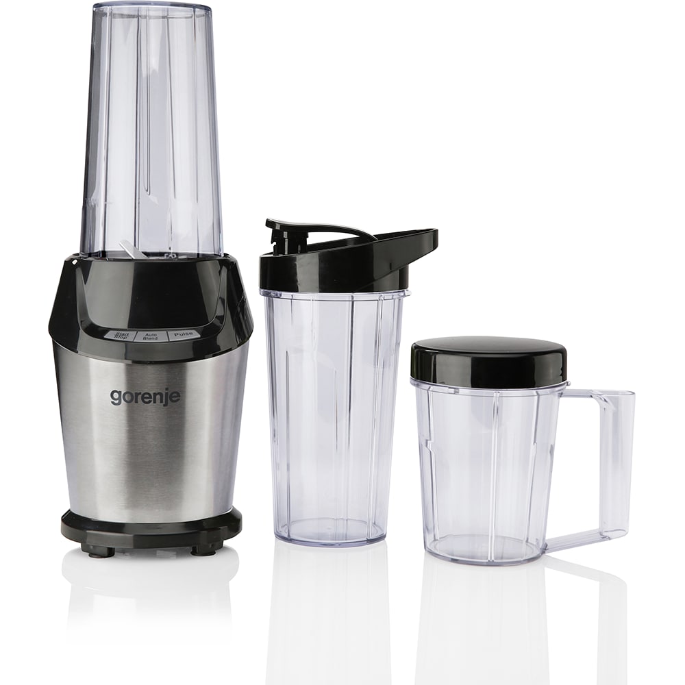 Blender GORENJE BN1000BK, 0.75l, 1000W, 2 trepte viteza, argintiu-negru
