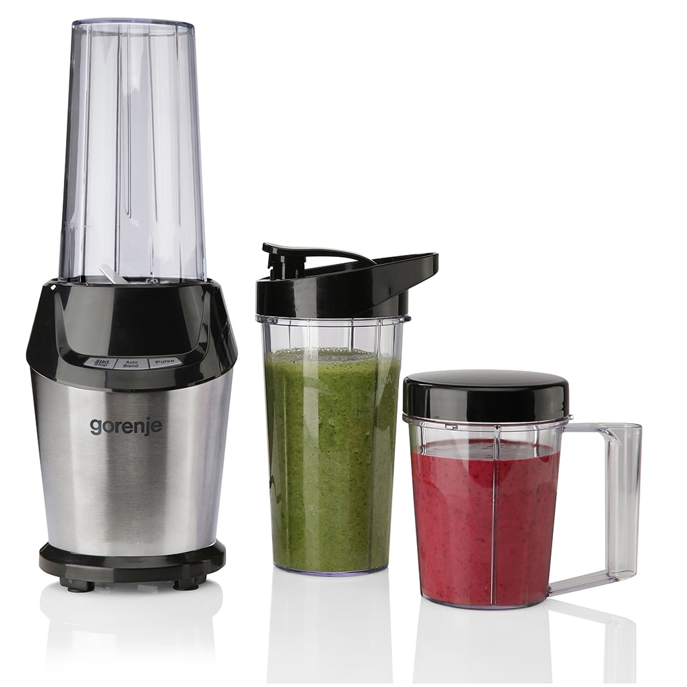 Blender GORENJE BN1000BK, 0.75l, 1000W, 2 trepte viteza, argintiu-negru