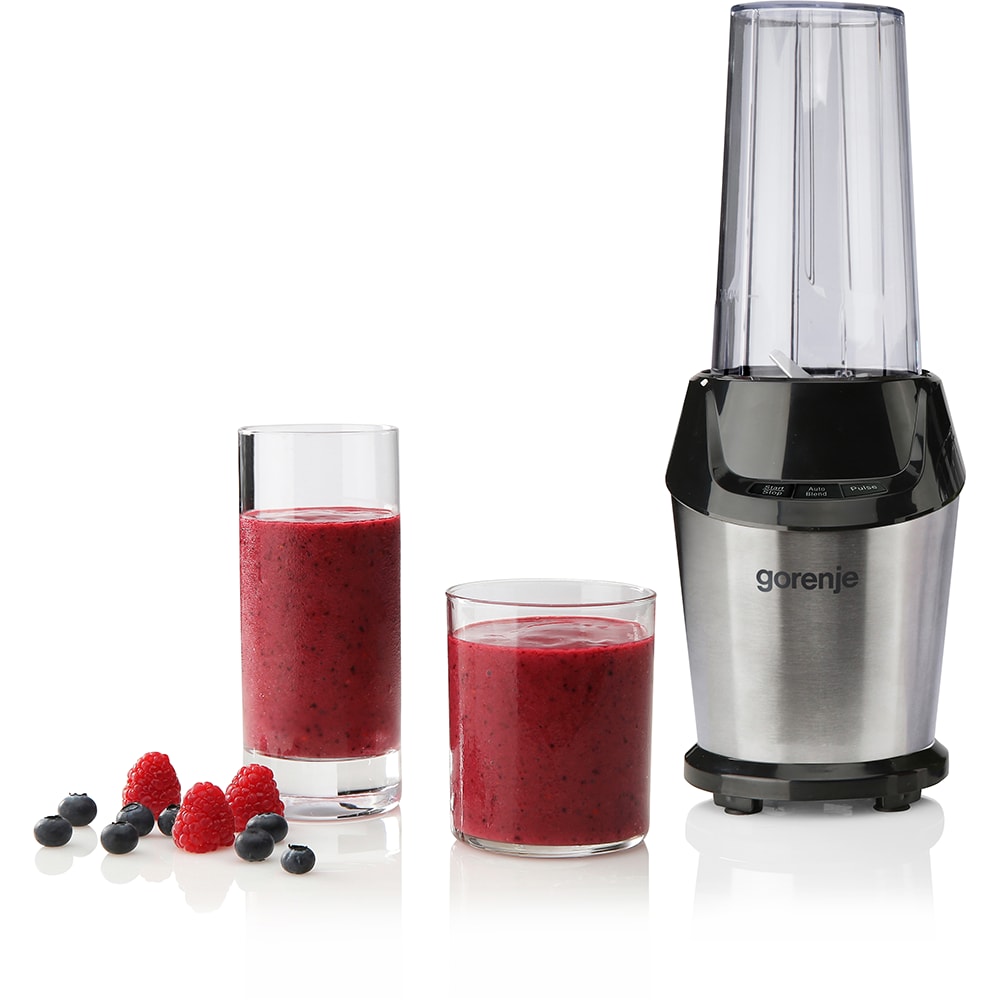 Blender GORENJE BN1000BK, 0.75l, 1000W, 2 trepte viteza, argintiu-negru