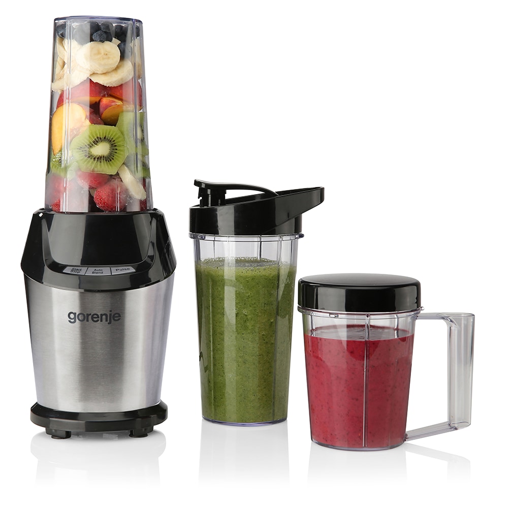 Blender GORENJE BN1000BK, 0.75l, 1000W, 2 trepte viteza, argintiu-negru