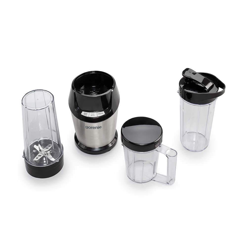 Blender GORENJE BN1000BK, 0.75l, 1000W, 2 trepte viteza, argintiu-negru