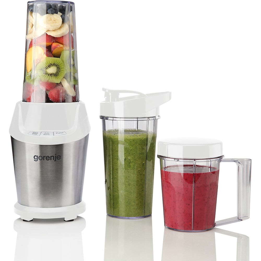 Blender GORENJE BN1000E, 0.7l, 1000W, viteza variabila, alb-argintiu