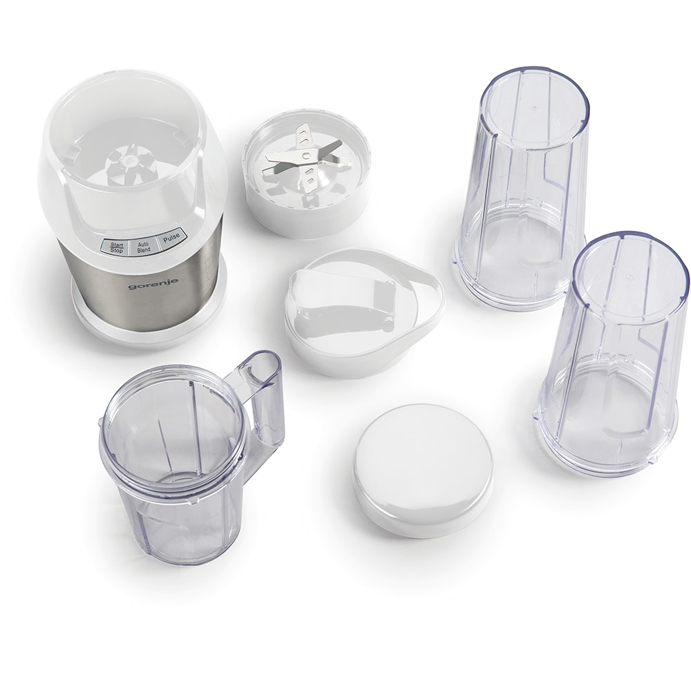 Blender GORENJE BN1000E, 0.7l, 1000W, viteza variabila, alb-argintiu