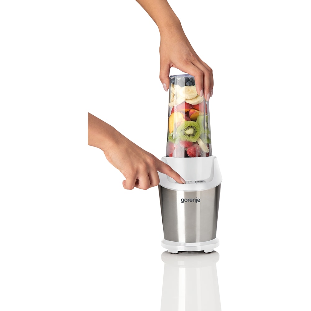 Blender GORENJE BN1000E, 0.7l, 1000W, viteza variabila, alb-argintiu