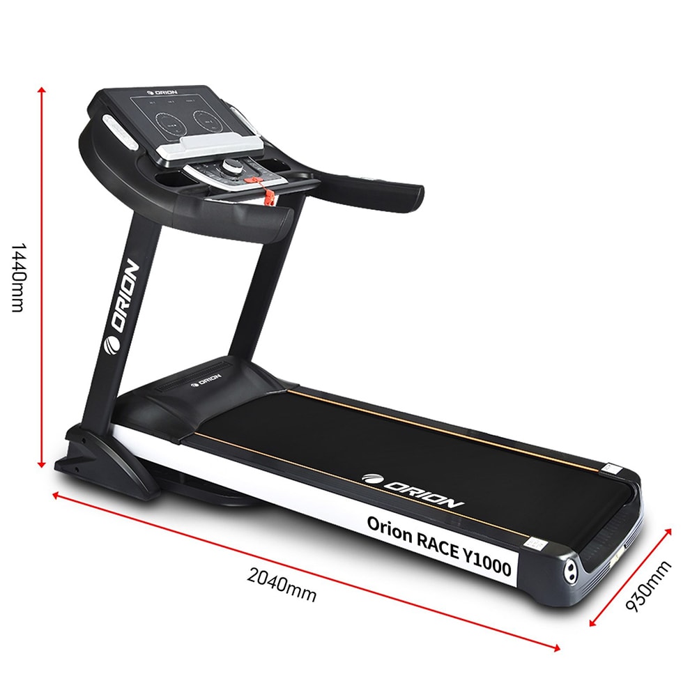 Banda de alergat ORION RACE Y1000, Viteza maxima 20km/h, Greutate suportata 150 kg