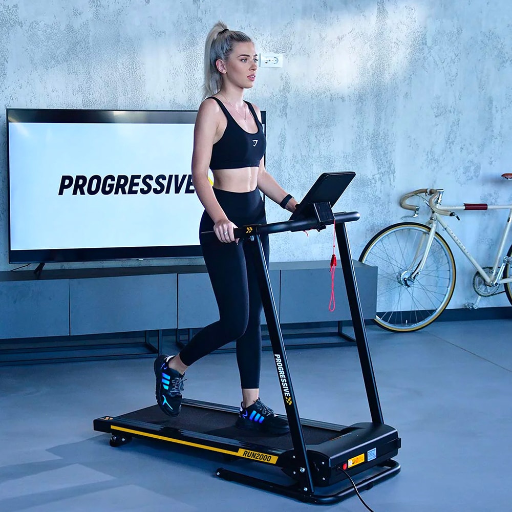 Banda de alergat PROGRESSIVE Run2000, viteza maxima 10km/h, greutate maxima 110kg