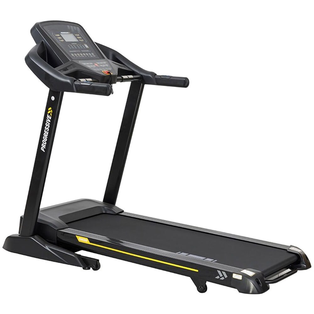 Banda de alergat PROGRESSIVE Run3500, viteza maxima 18 km/h, greutate suportata 130 kg, gri-negru