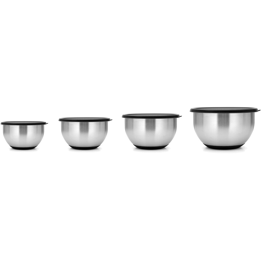 Set de boluri BERGHOFF 1106251, 8 piese, 1.5-4.5l, inox, argintiu