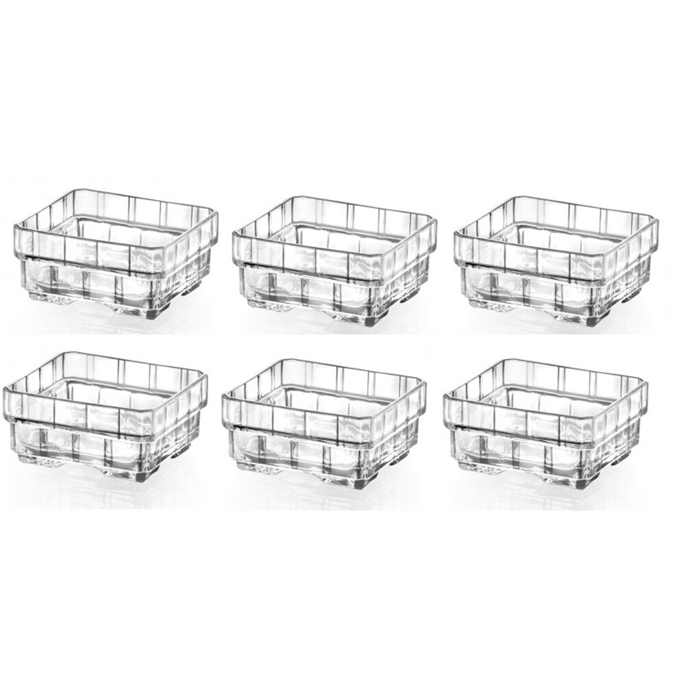 Set boluri pentru aperitiv RCR CRISTALERIA Click Clack Stack, 6 piese, 120ml, sticla