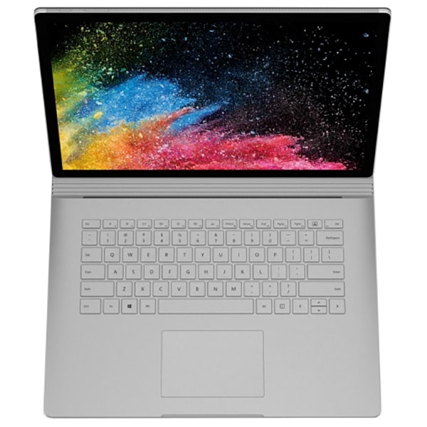 Laptop 2 in 1 MICROSOFT Surface Book 2, Intel Core i5-7300U pana la 3.5GHz, 13.5" Touch, 8GB, SSD 256GB, Intel HD Graphics 620, Windows 10 Pro, argintiu