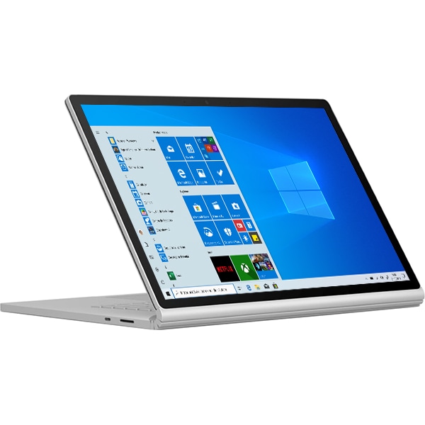 Laptop 2 in 1 MICROSOFT Surface Book 3, Intel Core i7-1065G7 pana la 3.9GHz, 15" Touch, 32GB, SSD 512GB, NVIDIA GeForce GTX 1660 Ti Max-Q Design 6GB, Windows 10 Home, platinum