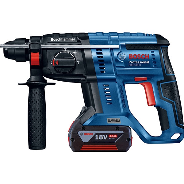 Ciocan rotopercutor BOSCH GBH 180-Li Professional, 2J, 1800RPM, 5100BPM, SDS Plus