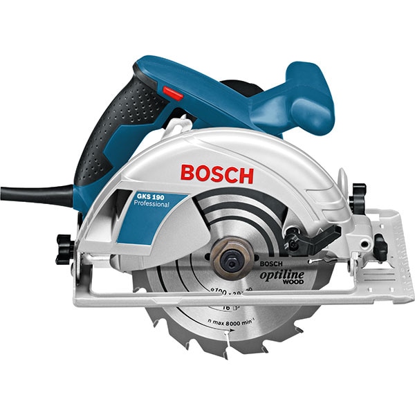 Fierastrau circular BOSCH Professional GKS 190 0601623000, 1400W, 5500RPM, 190mm diametru panza, accesorii incluse
