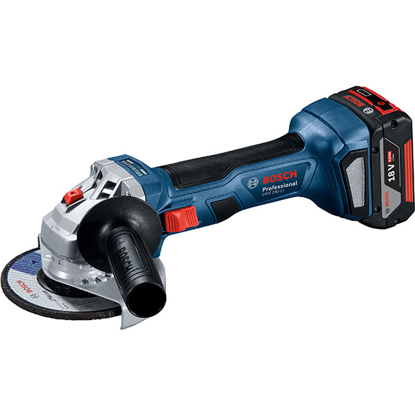 Polizor unghiular (flex) BOSCH Professional GWS 180-LI 06019H9021, 18V, 2 acumulatori 4Ah, 125mm, 11000RPM, motor brushless, valiza transport