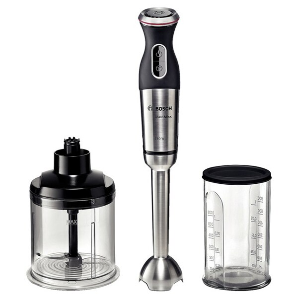 Mixer vertical BOSCH MaxoMixx MSM87140, 0.6l, 750W, 12 trepte viteza, argintiu-negru 