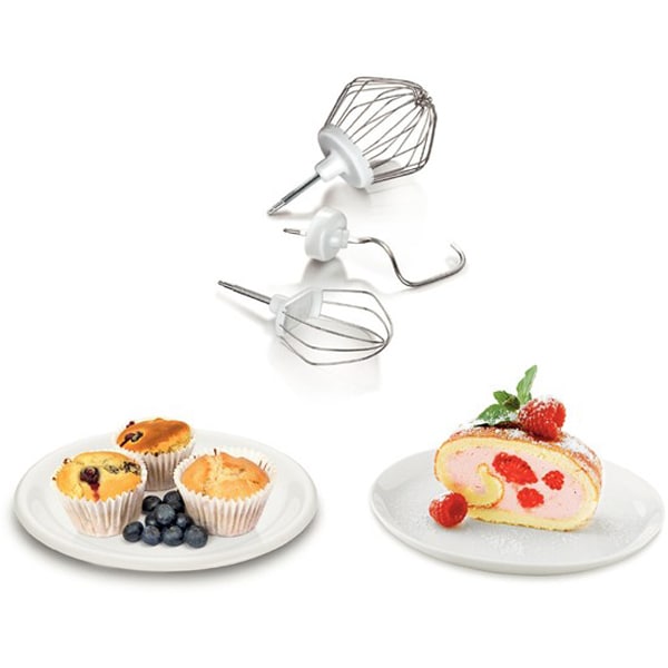 Robot de bucatarie BOSCH Styline MUM54251, vas 3.9l, blender 1.25l, 900W, 7 trepte viteza, alb-argintiu