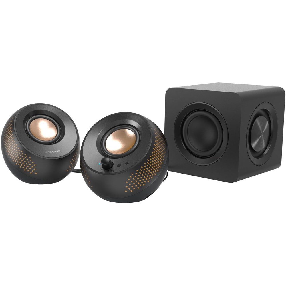 Boxe CREATIVE Pebble X Plus, 2.1,15W, negru