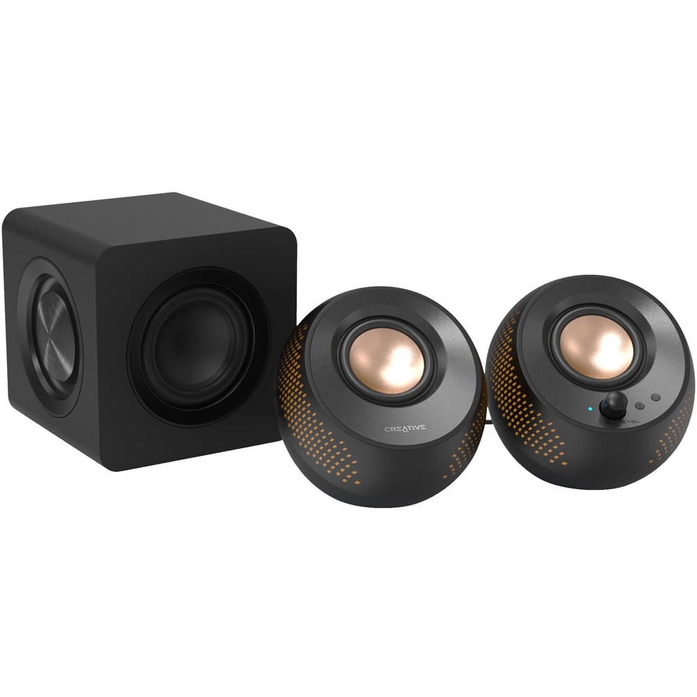 Boxe CREATIVE Pebble X Plus, 2.1,15W, negru