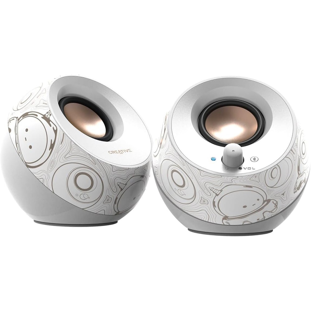 Boxe CREATIVE Pebble V3 Artisan Edition, 2.0, 8W, alb