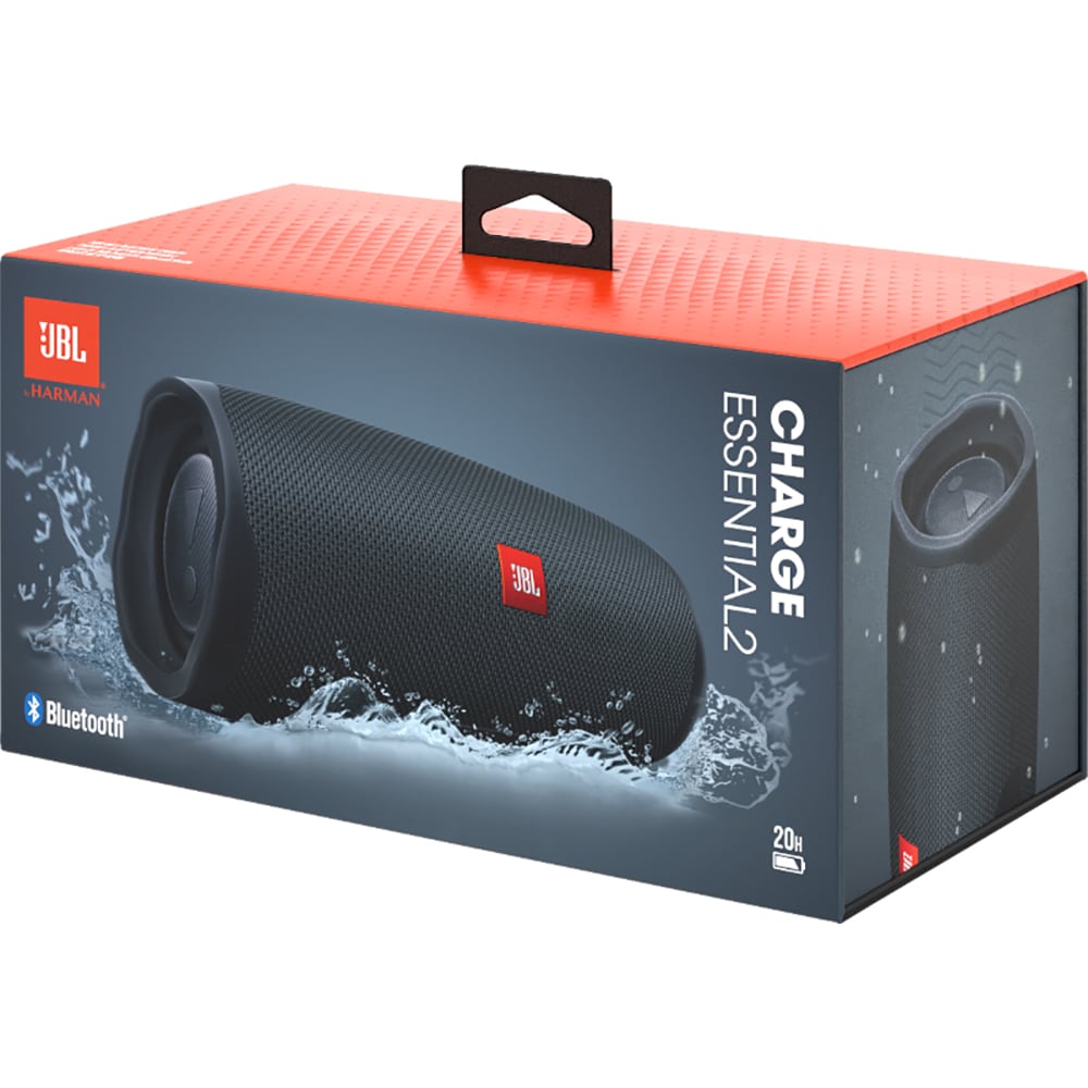 Boxa portabila JBL Charge Essential 2, Bluetooth, 40W, IPX7, Powerbank, negru