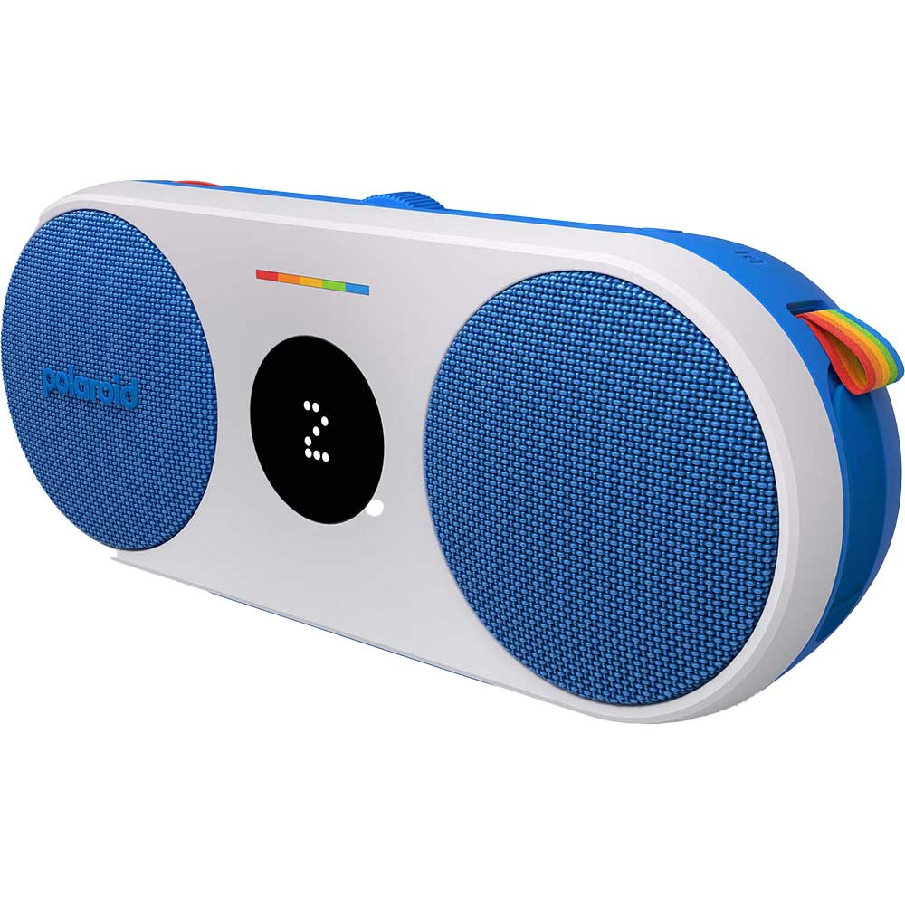 Boxa portabila POLAROID P2, Bluetooth, albastru-alb