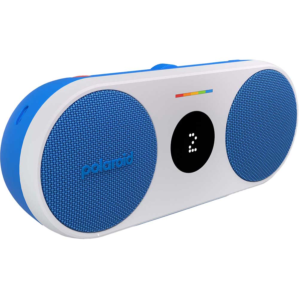 Boxa portabila POLAROID P2, Bluetooth, albastru-alb