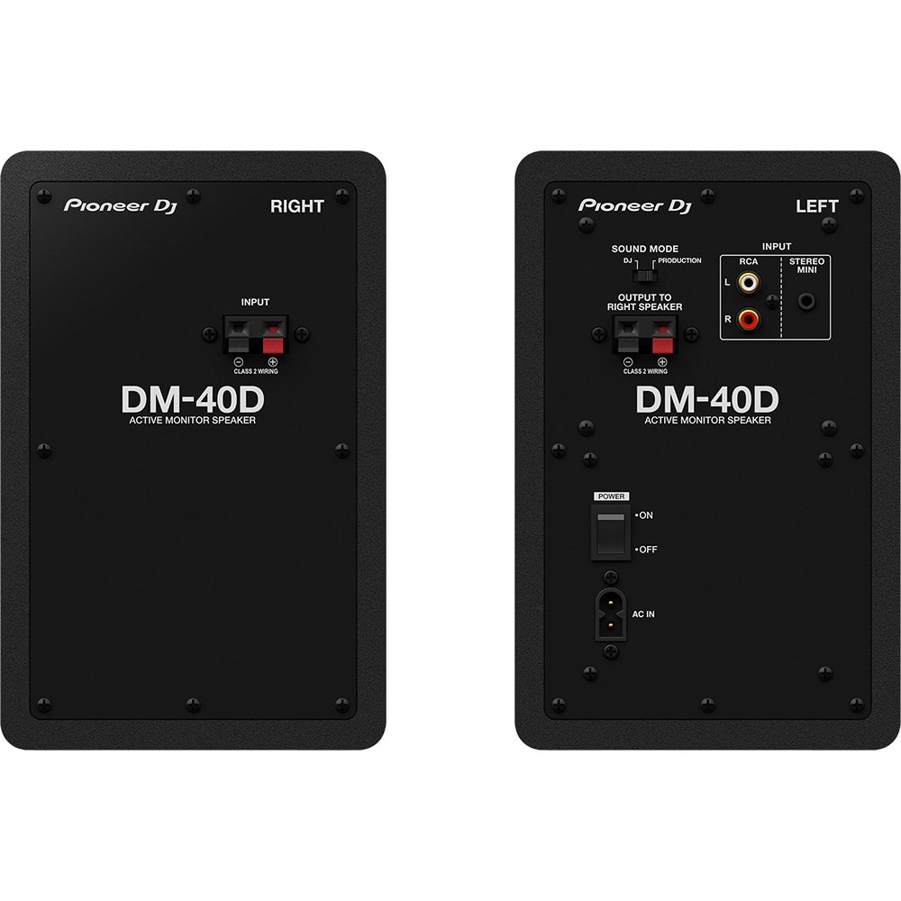 Monitoare de studio PIONEER DJ DM-40D, negru