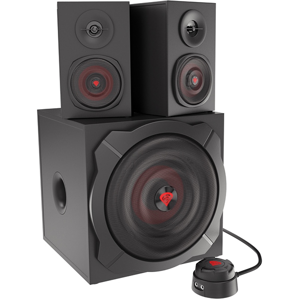 Boxe gaming GENESIS Helium 610BT, 2.1, 60W, Bluetooth, negru