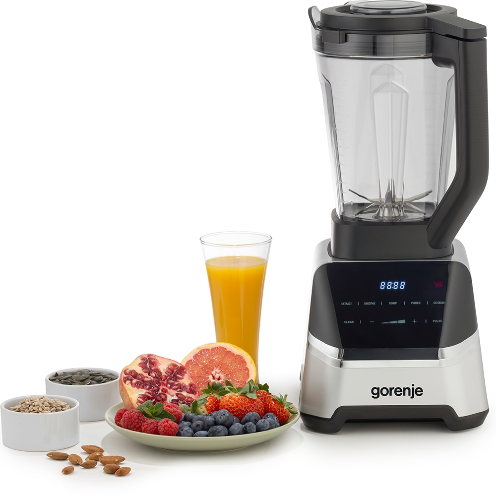 Blender GORENJE BP1500DE, 2l, 1500W, 6 trepte viteza, argintiu-negru