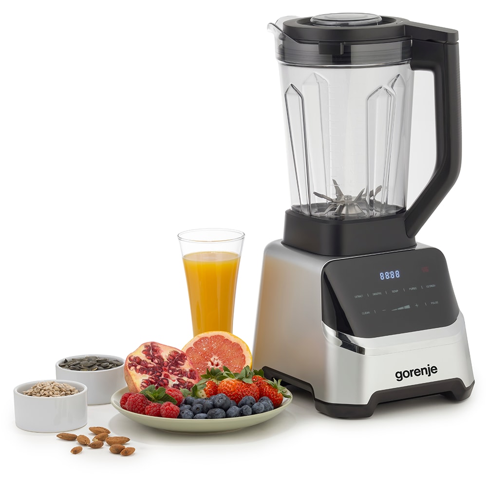 Blender GORENJE BP1500DE, 2l, 1500W, 6 trepte viteza, argintiu-negru