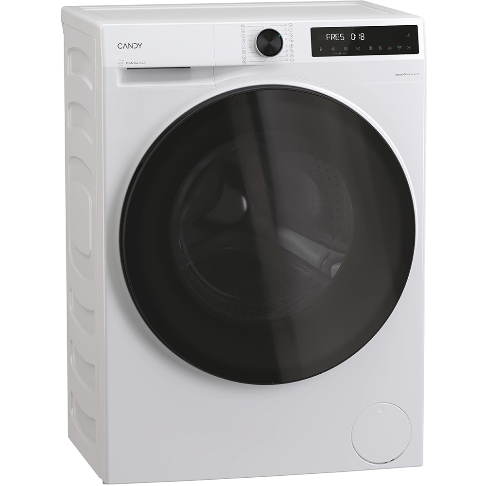 Masina de spalat rufe frontala CANDY BP 410BL8-S, ProActive Wash, 10 kg, 1400rpm, Clasa A, Wi-Fi, alb