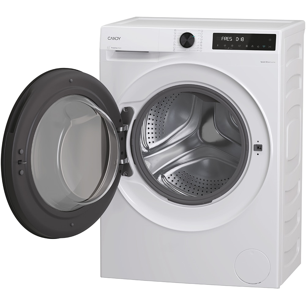 Masina de spalat rufe frontala CANDY BP 410BL8-S, ProActive Wash, 10 kg, 1400rpm, Clasa A, Wi-Fi, alb