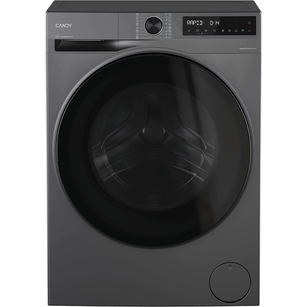 Masina de spalat rufe frontala CANDY ProWash 550 BP 49SBL8G-S, Steam, 9 kg, 1400rpm, Clasa A, Wi-Fi, antracit