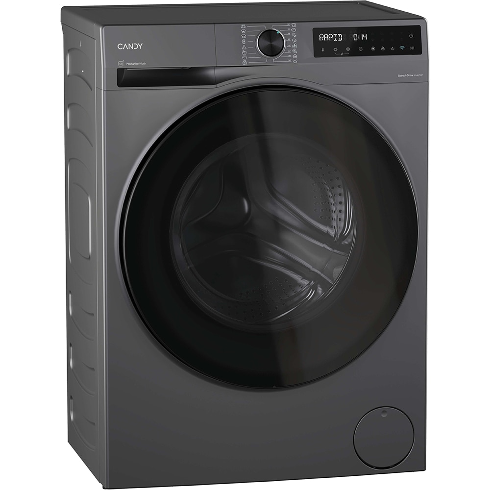 Masina de spalat rufe frontala CANDY ProWash 550 BP 49SBL8G-S, Steam, 9 kg, 1400rpm, Clasa A, Wi-Fi, antracit