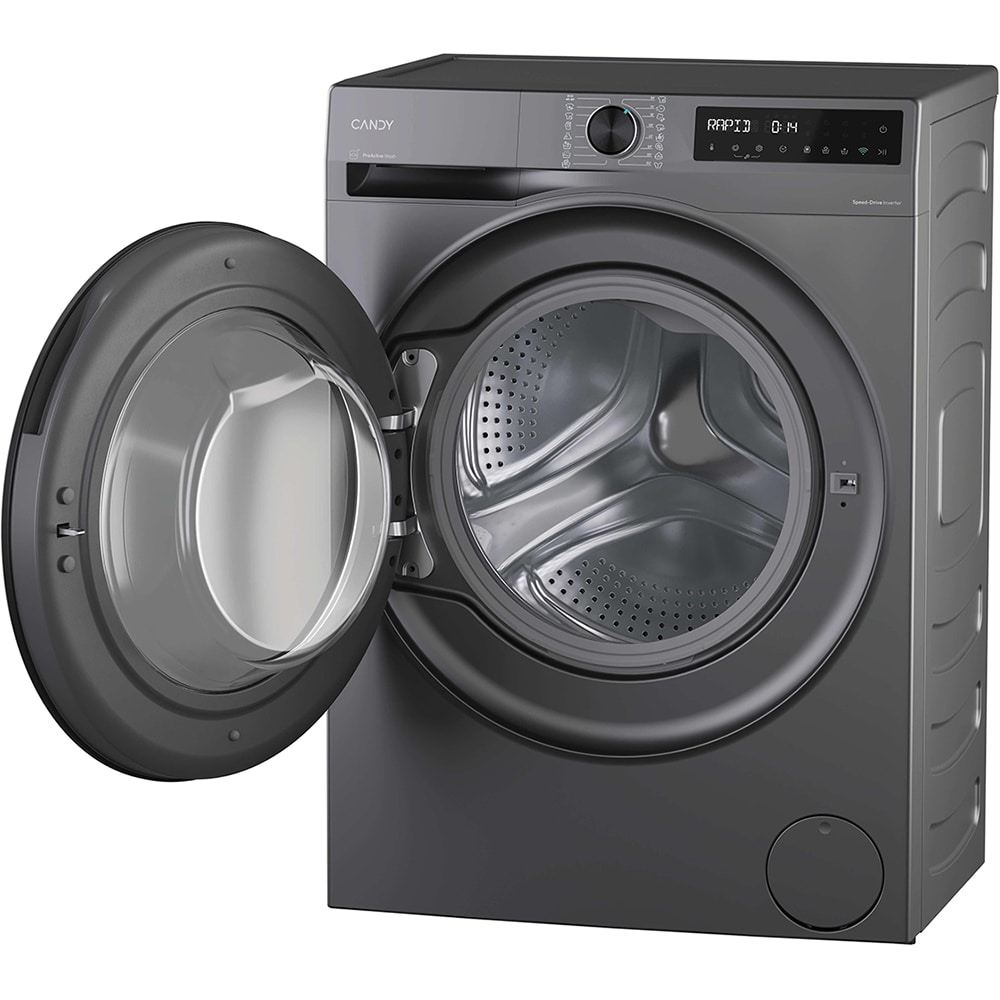 Masina de spalat rufe frontala CANDY ProWash 550 BP 49SBL8G-S, Steam, 9 kg, 1400rpm, Clasa A, Wi-Fi, antracit