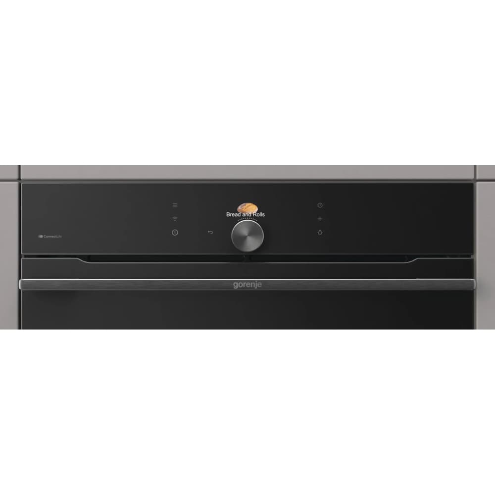 Cuptor incorporabil GORENJE BP6138B, Electric, Autocuratare pirolitica, 77 l, Clasa A+, Wi-Fi, negru